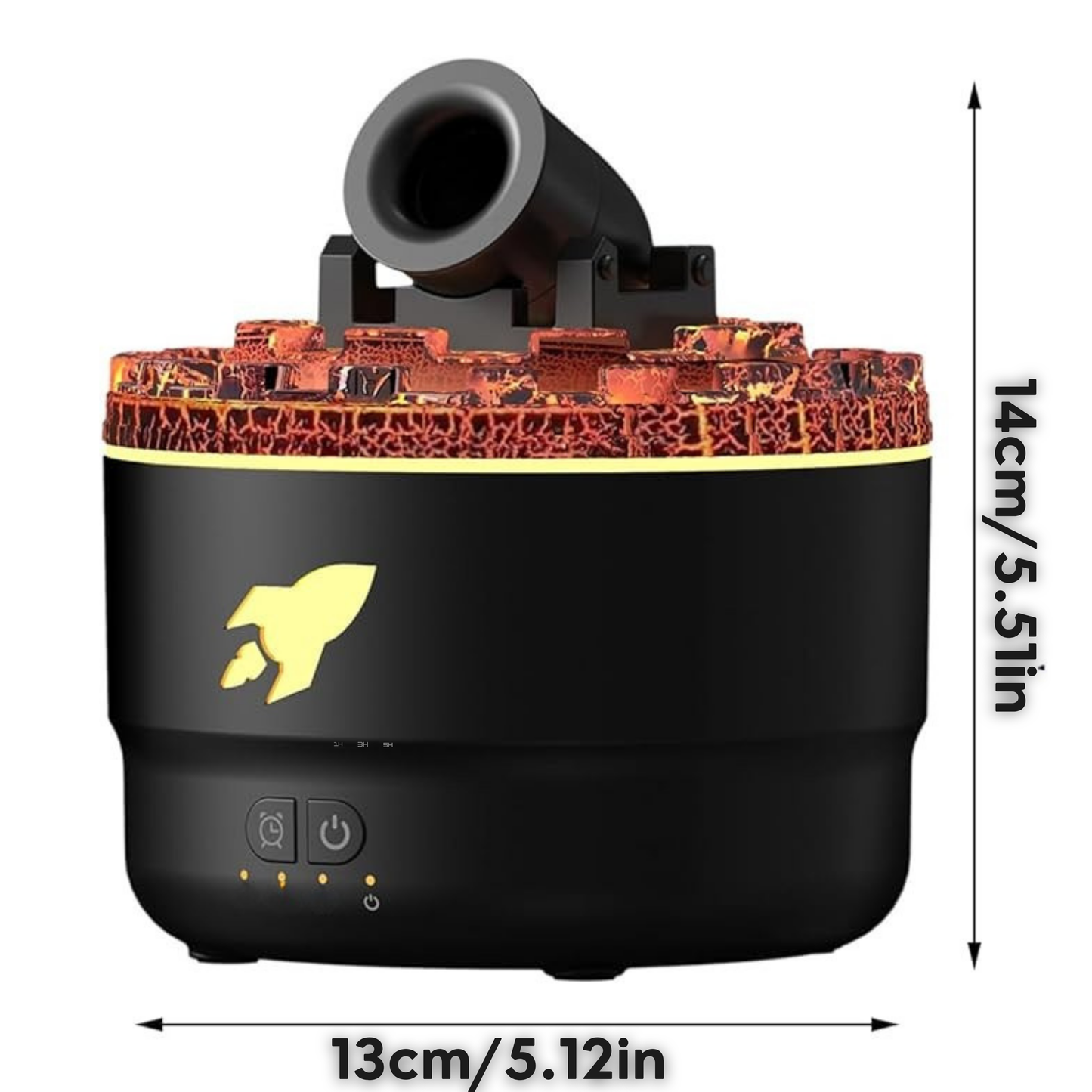 Difusor con Efecto de Cañon de Lava
