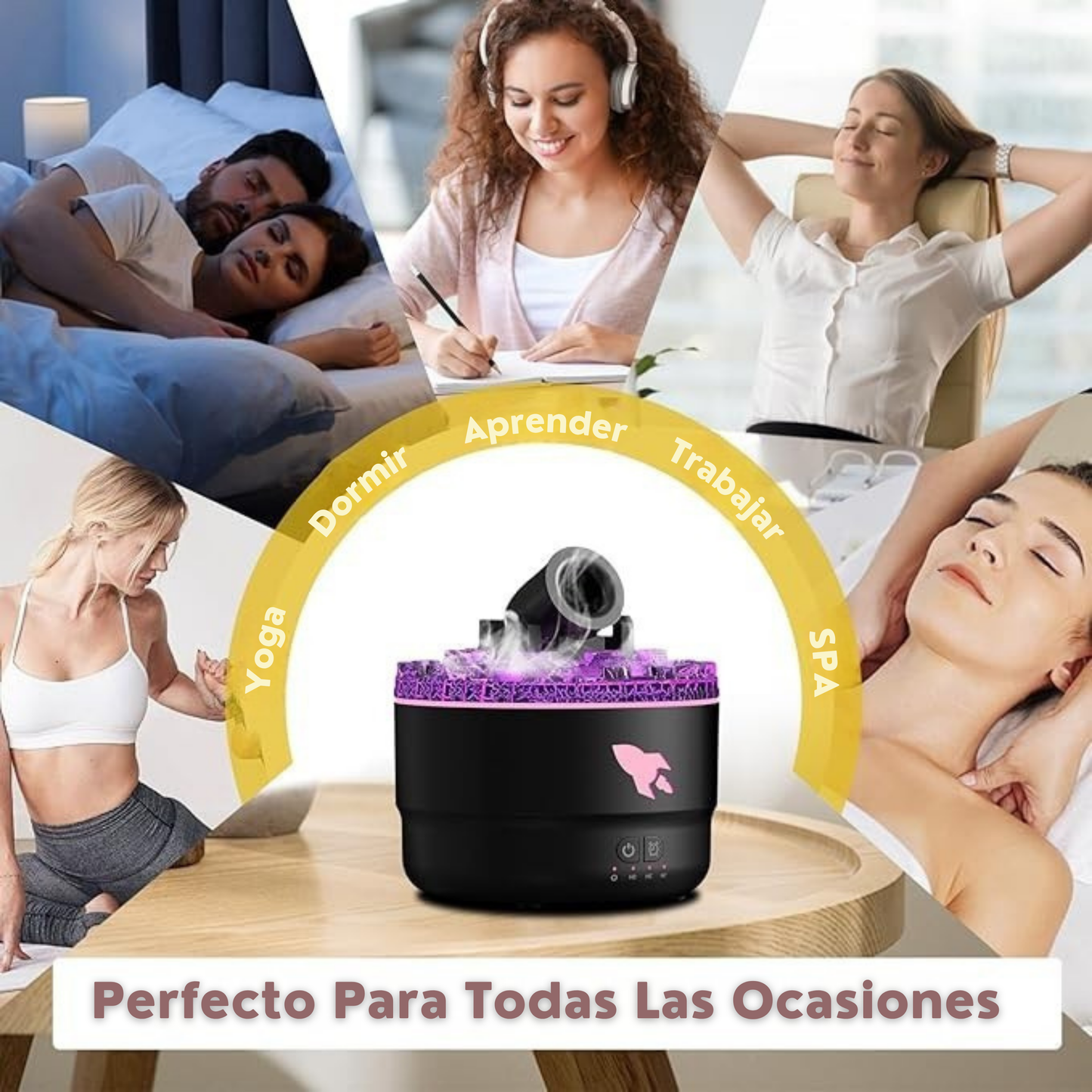 Difusor con Efecto de Cañon de Lava